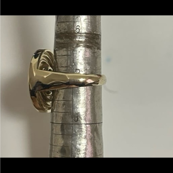 Gems en Vogue Michael Valitutti “NH” Palladium Silver Turquoise Ring size 7 - Picture 12 of 13